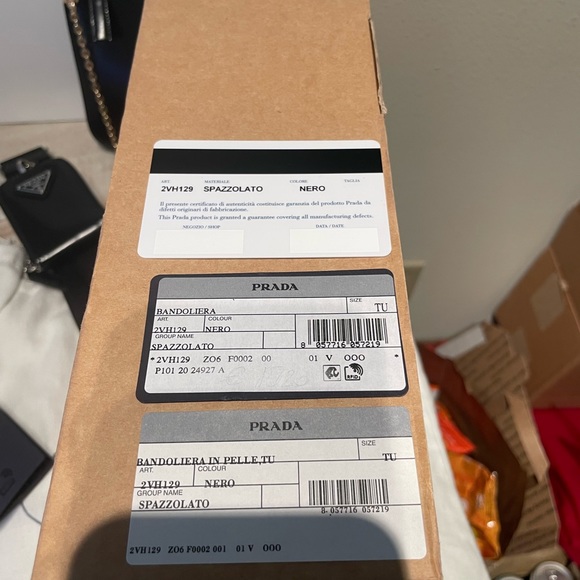 Brand New! AUTHENTIC Prada Brushed Calfskin Re-edition Crossbody with coin pouch - Picture 12 of 13